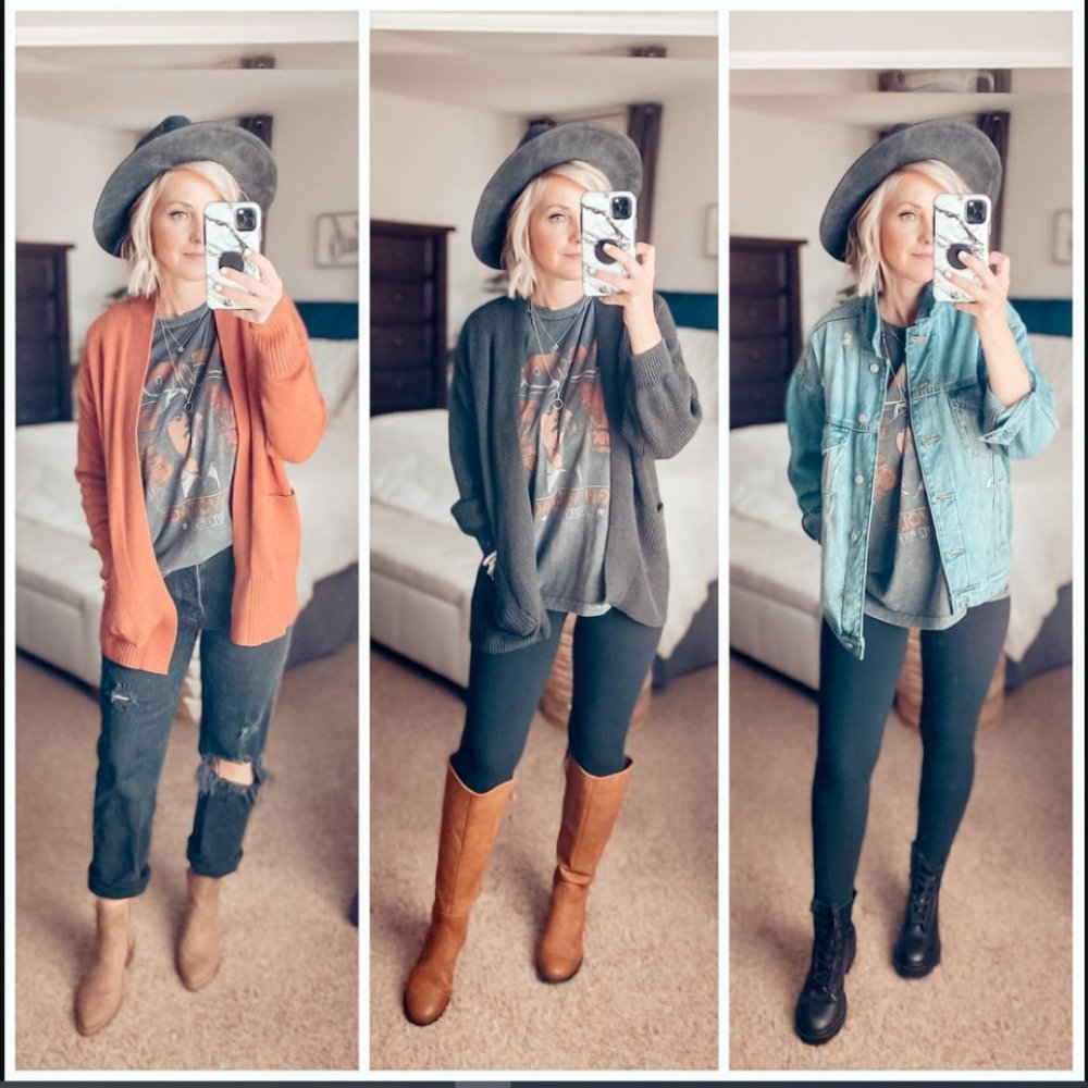 Cozy Rust-Color Cardigan - Picture 4 of 11